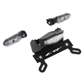 WEIXINRACING LED Brake Tail Light LED Indicator Turn Signal Blinker Rear Tail Tidy License Plate Holder Braket Fender Eliminator Kit For CRF450L CRF450RL 2019-2024 (Clear)