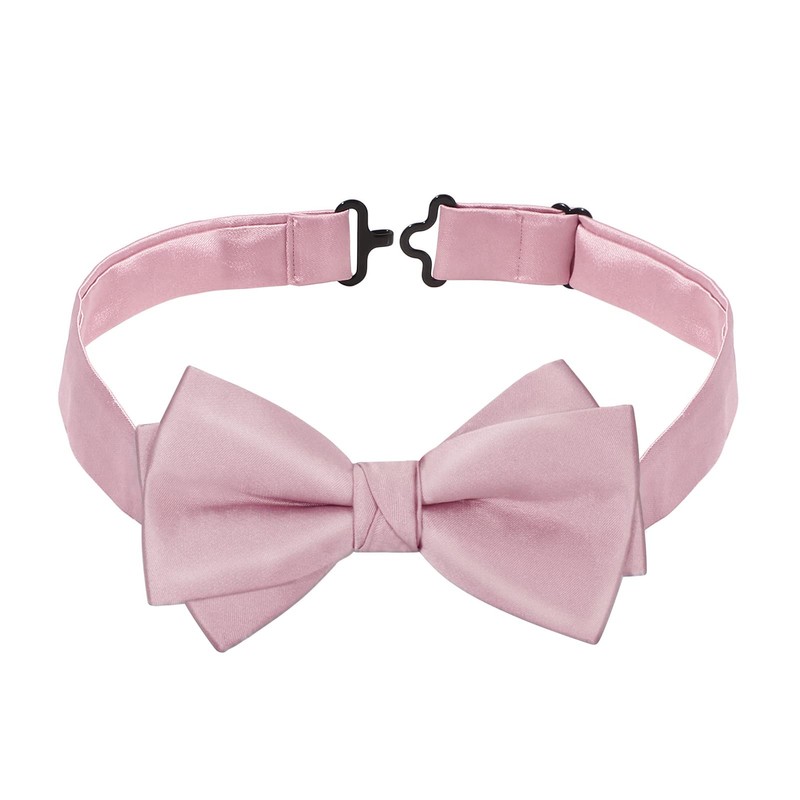 HOULIFE Bow Tie Men's Set - Adjustable Satin Polyester Bow