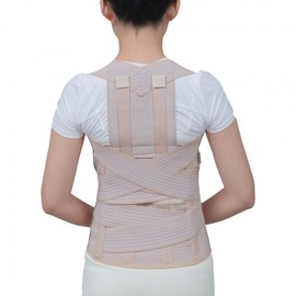 Running Belt Back Posture Corrector Vest with Lumbar Support and Humpback Fixing - Crossover Exclusive Strap L