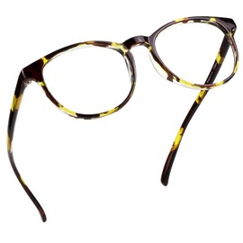 LifeArt Gafas de bloqueo de luz azul, antifatiga ocular, gafas de lectura para ordenador, gafas de juego, gafas de TV para mujeres y hombres, antirreflejos (tortuga, aumento de +1,00)