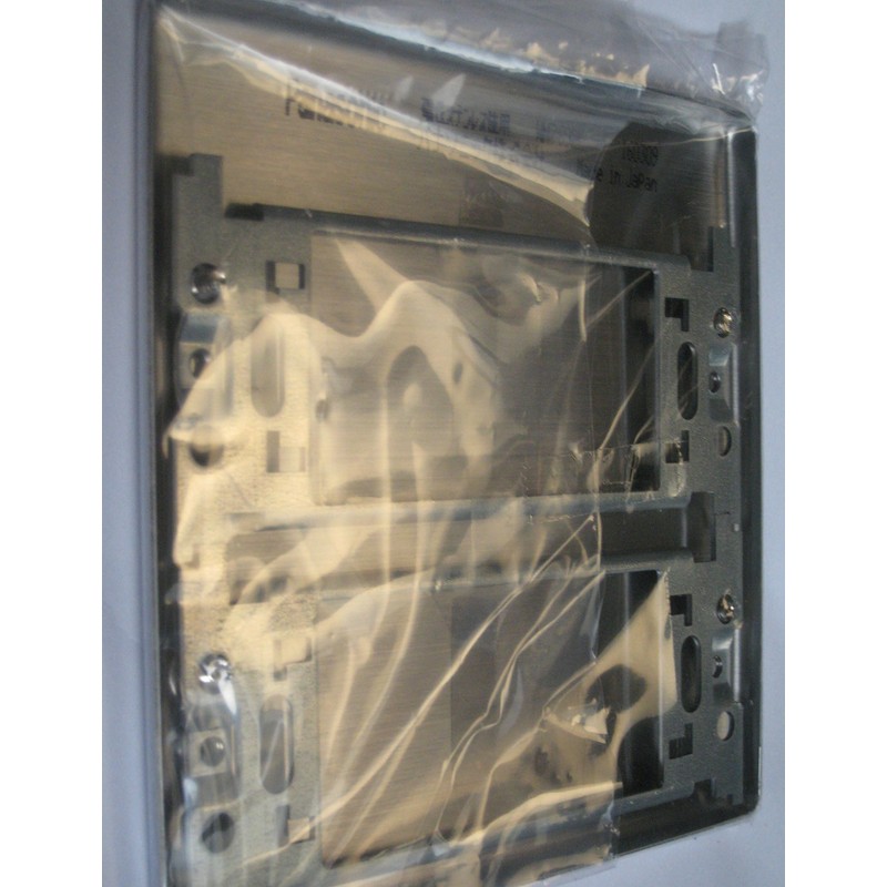 パナソニック(Panasonic) ステンレスカバープレート 取付枠付 2連 WN7692K