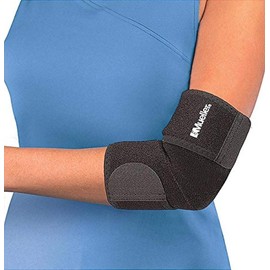 Mueller Adjustable Elbow Support, Neoprene, Black, One Size Fits Most