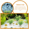 POPETPOP Pack of 5 Aquarium Ring Aquatic Plants, Ceramic Water
