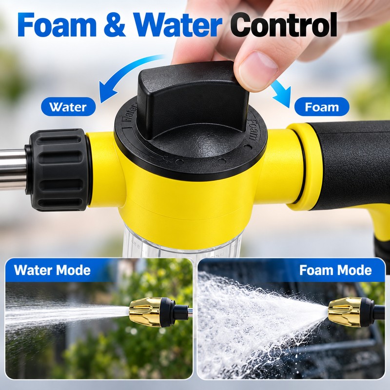 High Pressure Hose Nozzle for Car Washing – Handheld Water