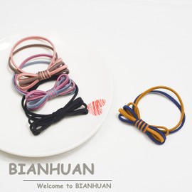 BIANHUAN Hair Elastic Mature Thin Ribbon Simple Stylish Hair Accessories Adult Set of 15 Casual Simple Cute Hair Arrangement Office