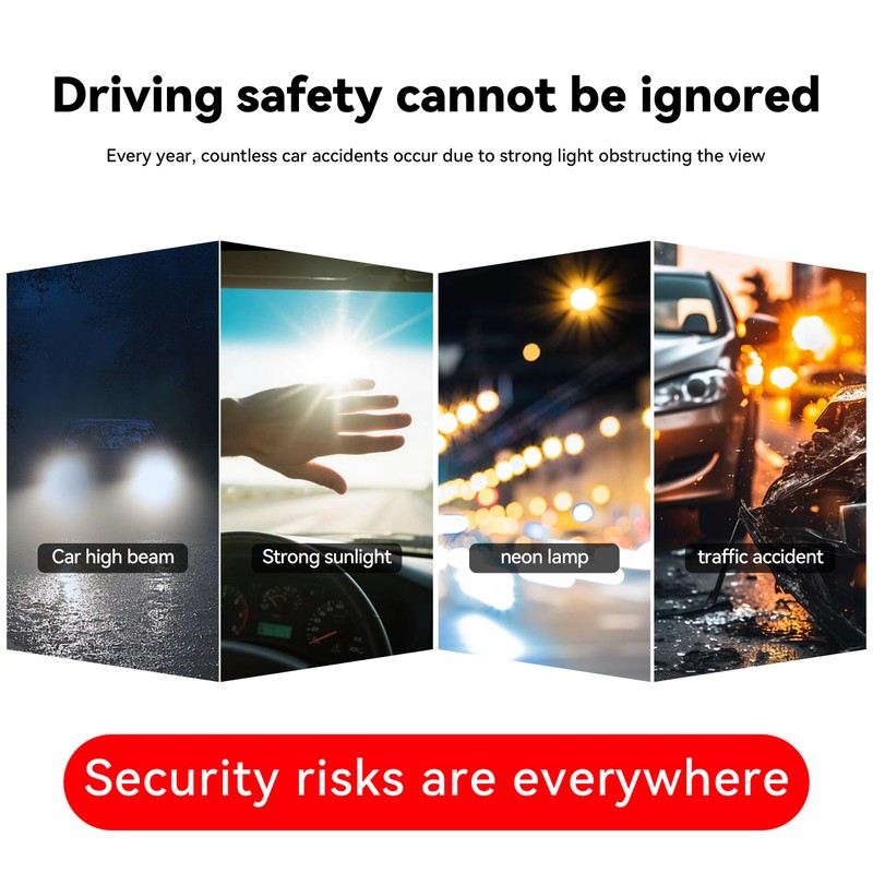 GlideSpark Polarized Sun Visor Extender for Car Visor Extender Sun