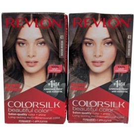 Revlon - Colorsilk - 41 Medium Brown - Pack of 2