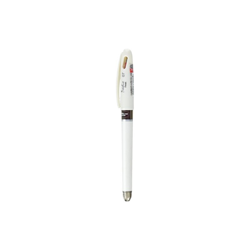 Pentel EnerGel Tradio 0.7mm White Stem BLN117JW-B Red