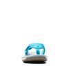Clarks Clarks Women's Breeze Sea Flip-Flop, Aqua Synthetic, 6