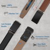 Mens Ratchet Belt, ITIEZY Genuine Leather Dress Belts 2 Pack