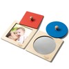 Driddle Montessori Toys - Wooden Knob Shape Puzzles - Mirror