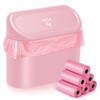 JOYSKY Car Trash Can Mini Trash Can Foldable Car Trash