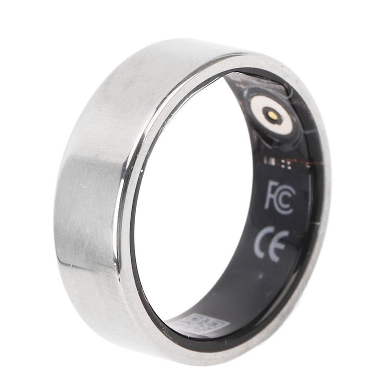 Smart Health Ring Sleep Temperature Steps Monitoring 18mah Lightweight Fitness