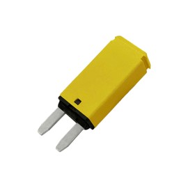 Mini ATM Auto Reset 20 Amp Circuit Breaker Fuse for Automotive Marine RV Car Truck Audio Battery Protection (T1) Automatic Reset (20A, 5 Pack)