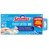 Latex Gloves Flexy Latex x 100 Card Spontex Latex Gloves