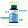 PRONAT | Omega 3, Suplemento Alimenticio, 100 cápsulas con Aceite