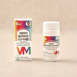 Real Doctor Multivitamin 123 Mineral 980mg 60 Tablets (2-Month Supply) (N4) / 리얼닥터 멀티비타민 123 미네랄 980mg60정 (2개월분) (N4)