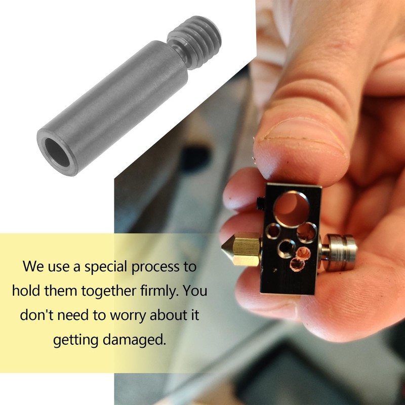 EMSea 3D Printer Nano Coated Bimetal Heatbreak Titanium Copper Throat