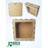 Alcancía de Madera 23 cm x 23 cm x 7
