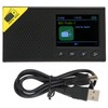 Vikye Portable Radio FM DAB DAB + 2.4 Inch LCD