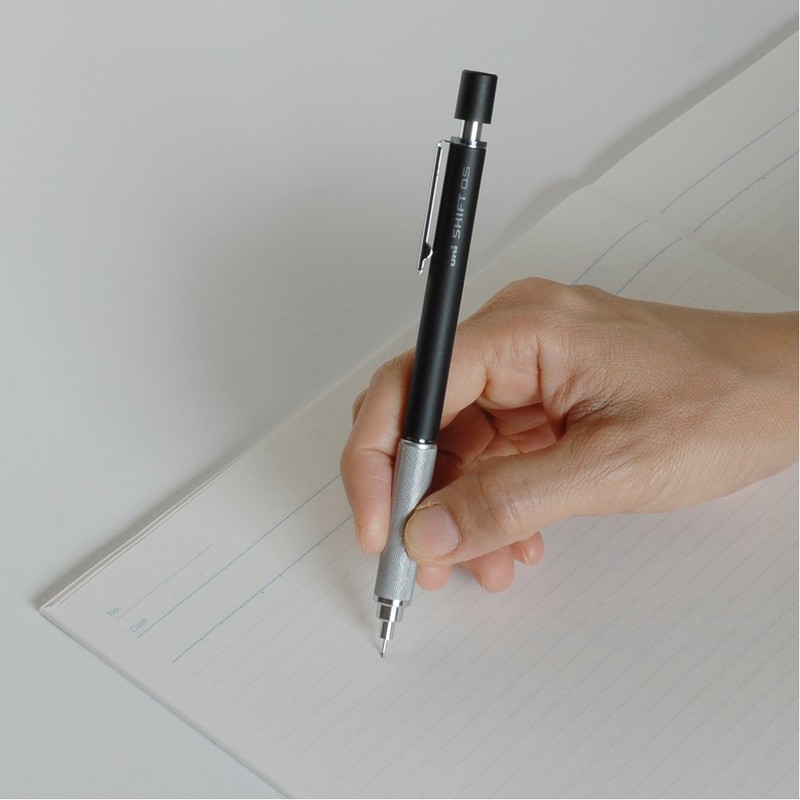 Uni Shift Pipe Lock Drafting 0.5mm Pencil, Black Body with