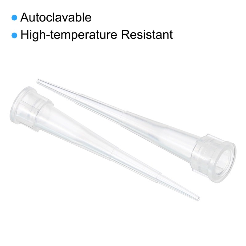 PATIKIL 10ul Pipette Tips 100 Pieces PP Plastic Autoclavable Universal