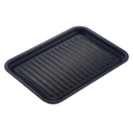 Takehara Can, Made in Japan, Wide Grill Tray, Grill Plate, Marble Coat, Fish, Grill, Wide Tray for Grilling
