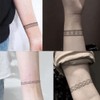 Everjoy Waterproof Arm Wrist Leg Circle Fake Tattoo Sticker -
