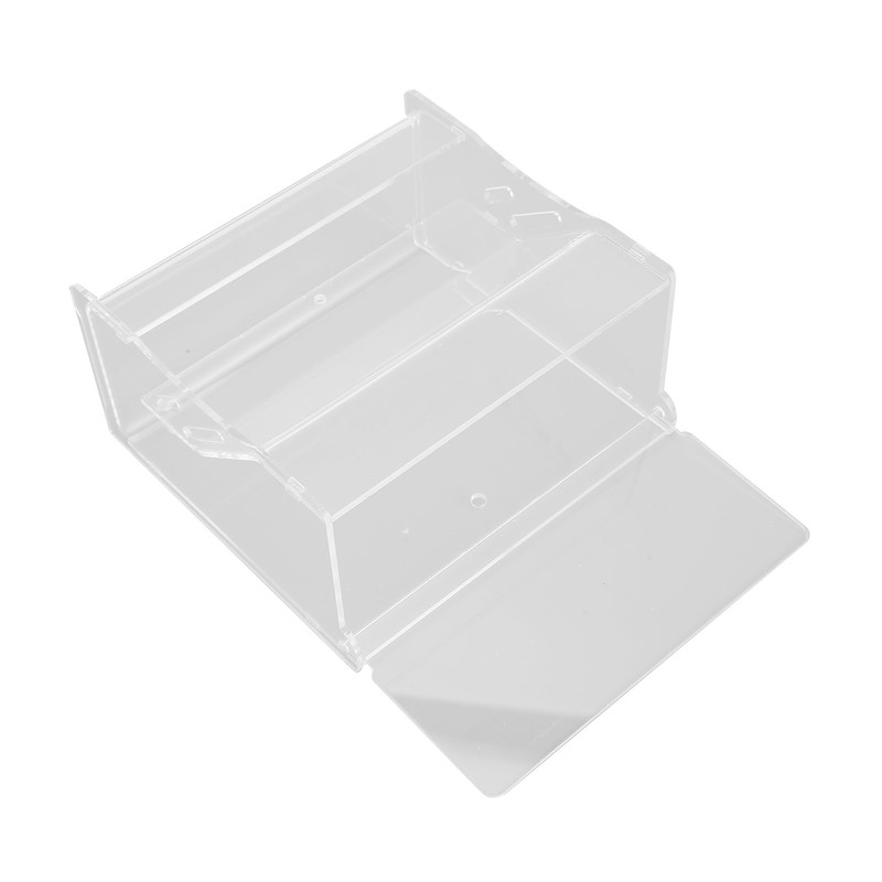 Rutin Chicken Feeder Automatic Clear Acrylic Bird Cage Feeder for