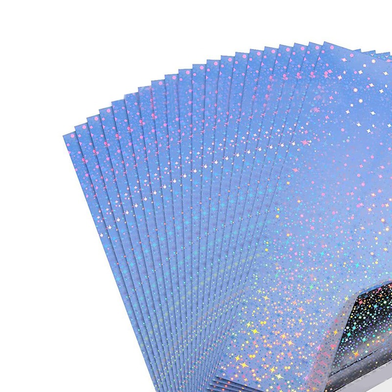 20 Sheets Printable Sticker Paper Waterproof Drying Quickly Holographic Sticker