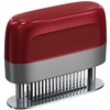 hogance Meat Tenderizer with 100% Stainless Steel Needle Blades, Steaker