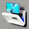 360° Rotating Wall Mounted Waterproof Phone Holder for Bathroom &