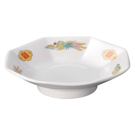 Sichuan Octagonal Shumai Plate, 7.8 x 1.8 inches (19.8 x 4.6 cm)