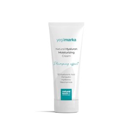 Yeşilmarka Hyaluronic Moisturising Cream with 5D Hyaluronic Acid, Pentavitin, Niacinamide, Restores Skin Elasticity and Moisture, Reduces Signs of Ageing for Face and Body
