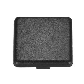 sourcing map Standard Plastic Square Aluminum Extrusion End Cap Black 40x40mm 5pcs