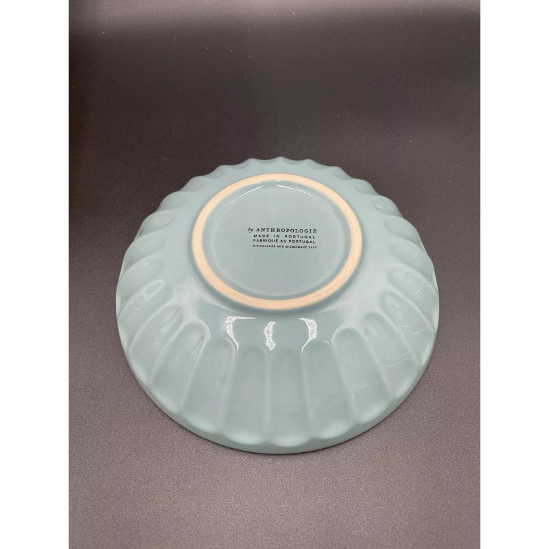 Anthropologie Amelie Latte Portuguese Stoneware Pasta Bowls Set Of 4