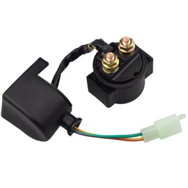Amavoler Starter Solenoid Relay Replacement Parts Fits for 4-Stroke GY6 50cc 70cc 90cc 100cc 110cc 125cc Chinese ATV Dirt Bike GO-Kart Pochet Bike Chopper Scooter, TaoTao Roketa Sunl Baja Kazuma Etc.