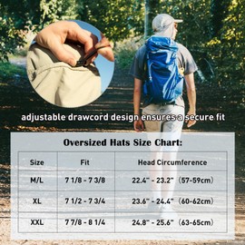 TOP-EX Mens Summer Baseball Cap with Neck Shade - Waterproof Sun Hat with Neck Flap Cover, UV SPF Protection Caps for Fishing Safari Outdoor Hiking, Grey M/L