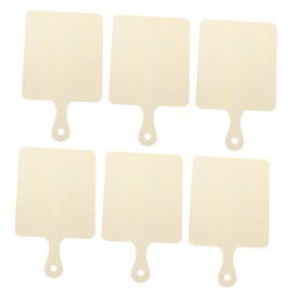 ABOOFAN 6Pcs Miniature Wooden Cutting Boards for DIY Crafts for Graffiti Painting Playtime Activities Educational for Boys
