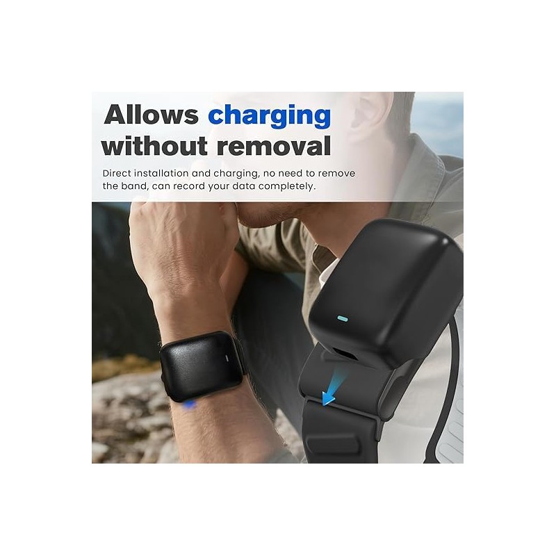 Zeeflufun Silicone Sport Bands Compatible with Whoop 5.0 One/Peak/Life Band