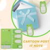 1 Piece of Frog Pattern Note Pad, 6 Pens and