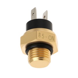 eMagTech Motorcycle 2-Pin Radiator Fan Switch Sensor M14 x 1.5 mm Compatible with KTM 250 EXC Racing 2001-2006
