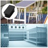 METALLIXITY Rectangle End Caps (26 x 13mm) 40Pcs, Plastic Rectangle