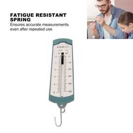 HAOHIZE Spring Force Meter, Pack of 4 Spring Force Gauge 5N Precise Portable Bar Force Meter for Physical-Mechanical Experiments