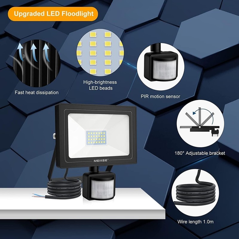 Meikee LED Spotlight With Motion Sensor