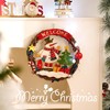 NLMWTI Jewellery Snowman Christmas Wreath Braided Advent Wreath Christmas Wreath