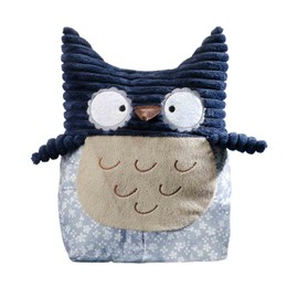 Glorex 0 4640-1 - Cuddly Toy for Self-Stuffing, Owl Sana, Approximately 25 cm Tall, Sewn From High-Quality Plush, Only Needs to be Filled, with Birth Certificate
