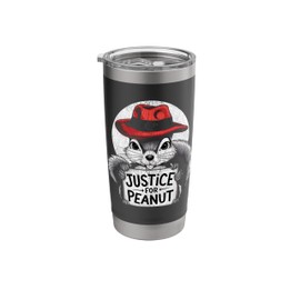 Justice For Peanut The Squirrel - Cute Peanut Squirrel Stainless Steel Insulated Tumbler