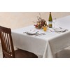 DAPU Linen Tablecloth, 100% French Natural Linen, Rectangular Tablecloth 140