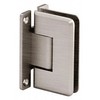 CRL Cologne 037 Series Brushed Nickel Wall Mount Shower Door Hinge